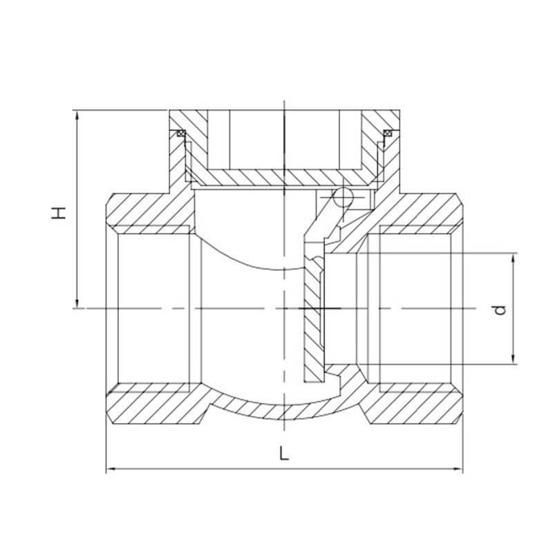 Brass Swing Check Valve Female factory