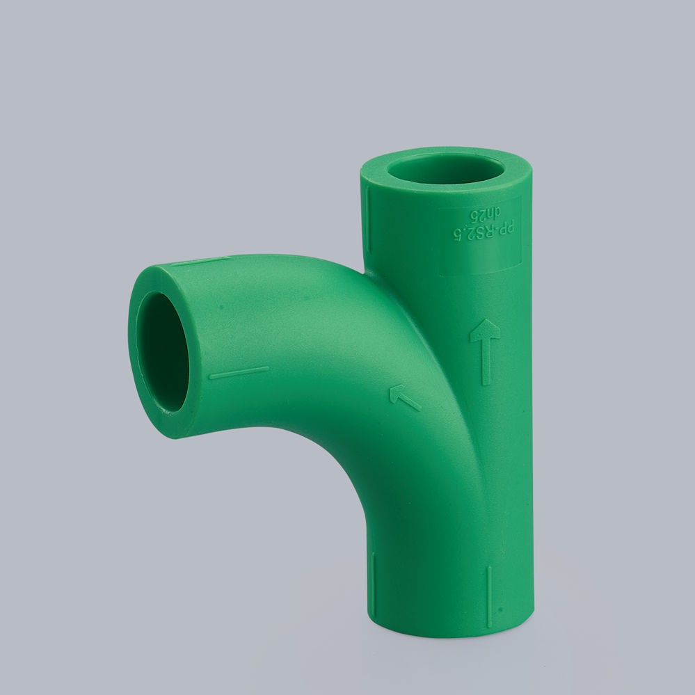 12 Factory Directly Green Water Bridge Y Ppr Pipes Fittings Three-Way Bend Polyethylene Tube OEM