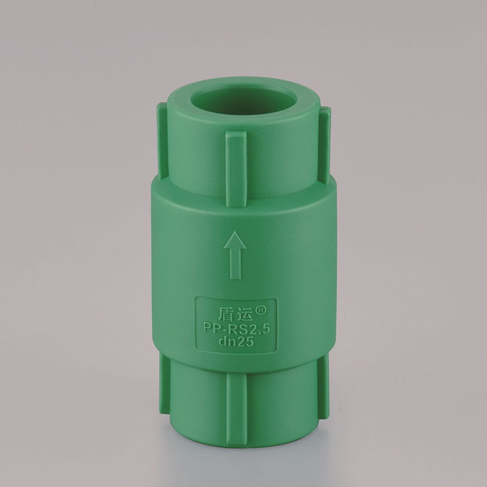 42- Dunyun Factory PPR Pipe Fittings Smooth Surface Polyethylene Vertical Check Valve Gate Valve Stop Valve Global Valve Brass Union