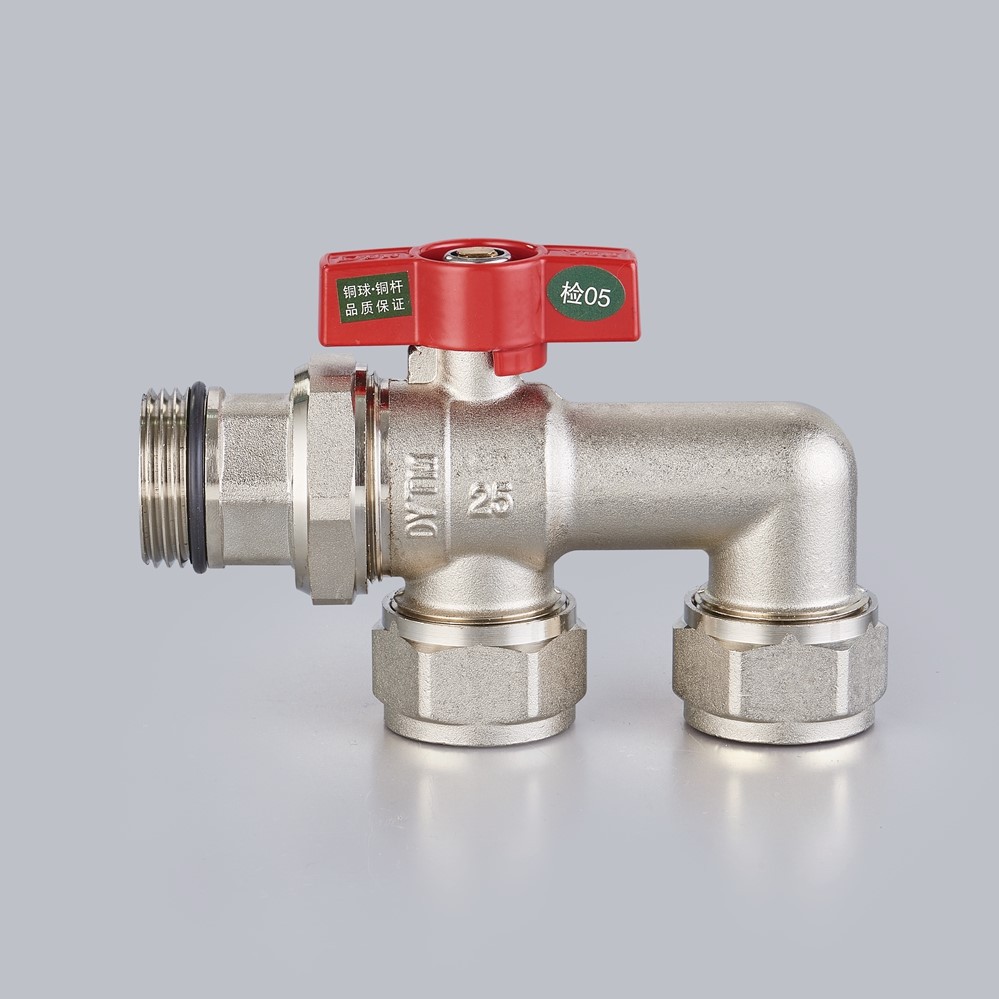 220-17 DunYun Factory Directly Advanced Technology 1 Manual Brass Ball Valve PTFE Sealing OEM Customizable Male Union Compression