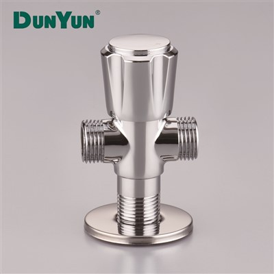 3 Ways Brass Ceramic Core Angle Valve