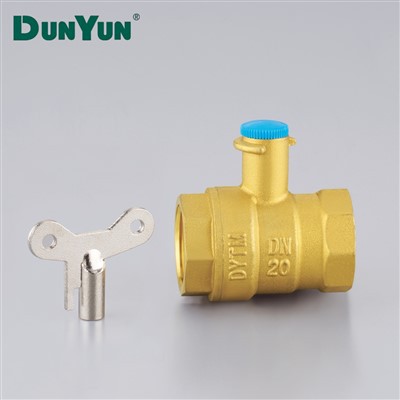 Brass Full-bore Magnetic Lockable Ball Valve