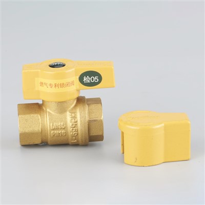 Brass Lockable Gas Valve