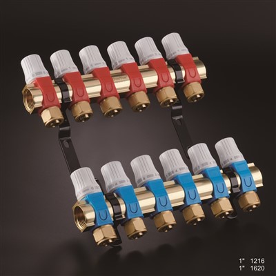 China Stop-type Underfloor Heating Manifold