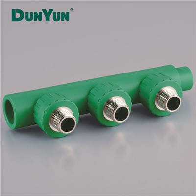 PPR Male Female Thread Manifold Zhejiang Factory Wholesale